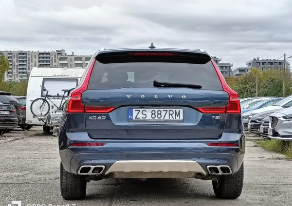 Volvo XC 60 cena 134400 przebieg: 59117, rok produkcji 2019 z Warszawa małe 631